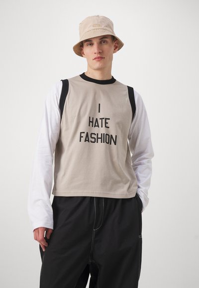 Sunnei I HATE FASHION - Hosszú ujjú felső - white