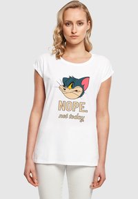 ABSOLUTE CULT TOM AND JERRY - NOPE NOT TODAY - T-shirts print - white