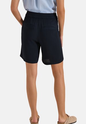 Cecil, HIGH WAIST WIDE LEG SHORTS MIT STRUKTUR - Shorts - universal blue