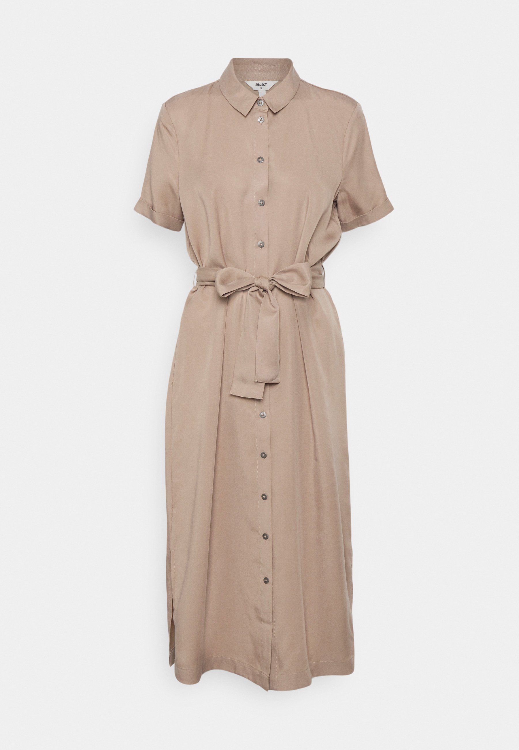 Object ISABELLA - Blousejurk - fossil/beige - Zalando.nl