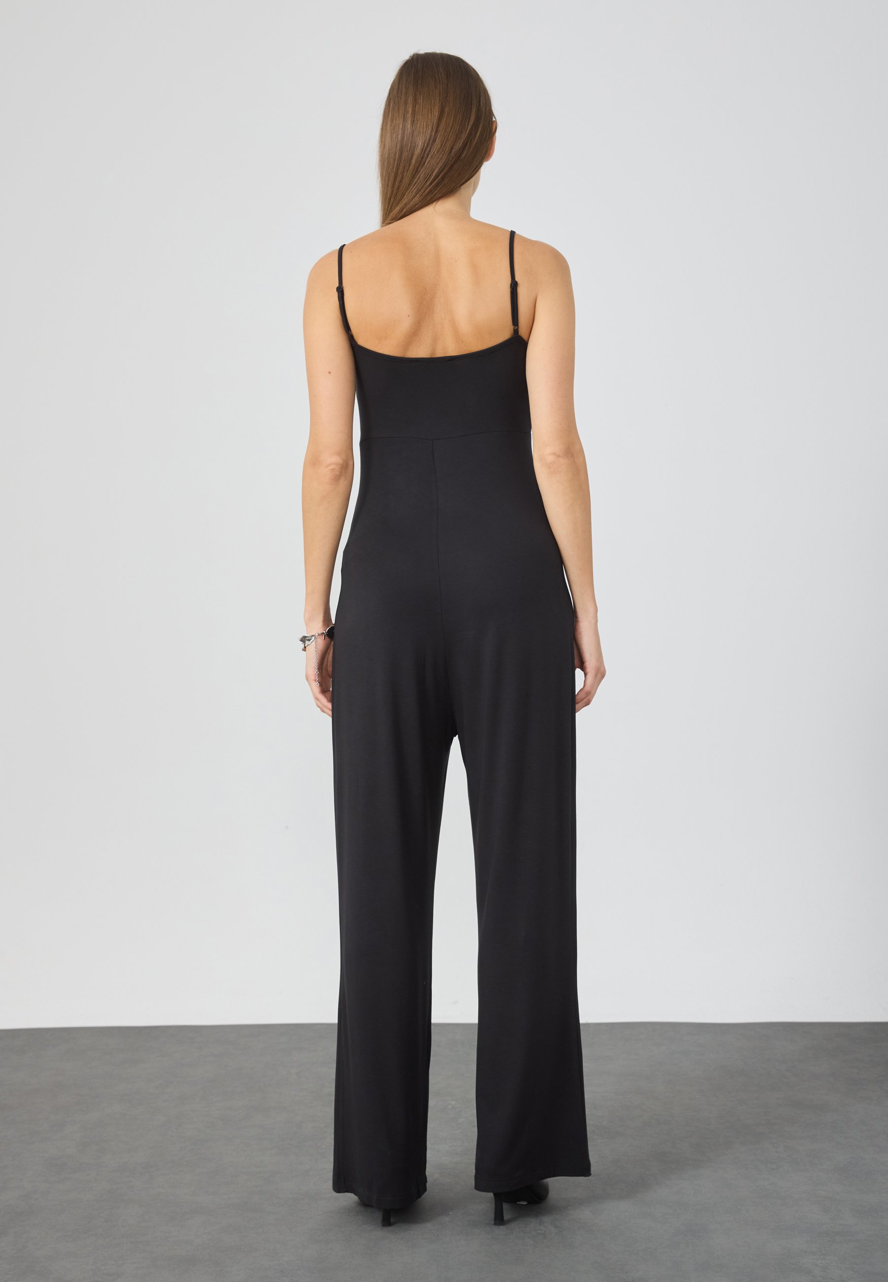 Anna Field MAMA STRAPPY WIDE LEG - Jumpsuit - black - Zalando