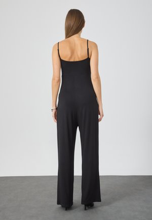 STRAPPY WIDE LEG - Overal - black
