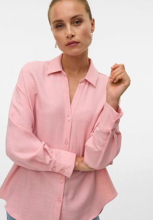Vero Moda VMMELANEY - Button-down blouse - coral blush