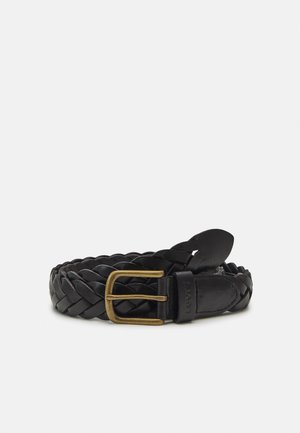 Kings Of Indigo Koi Small Belt - Cintura Unisex In Pelle Conciata Al Vegetale, Larga 1,5 Cm, Fatta In Italia