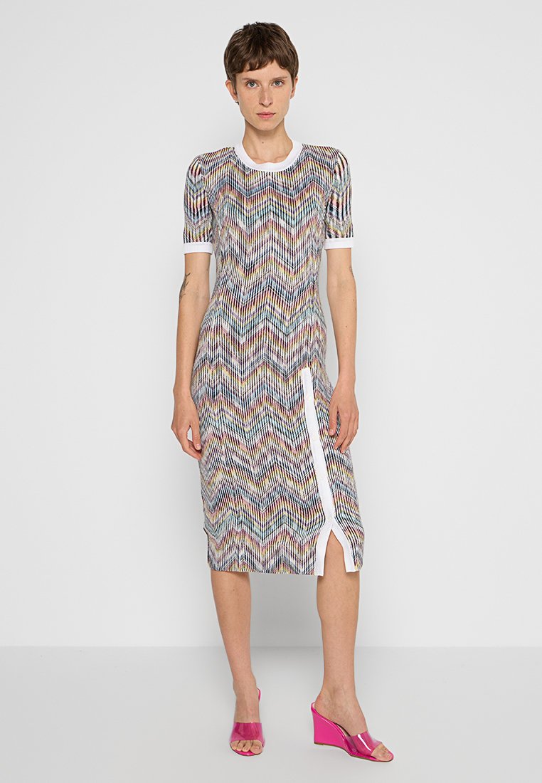 Missoni Gebreide jurk meerkleurig Missoni Gebreide jurk meerkleurig