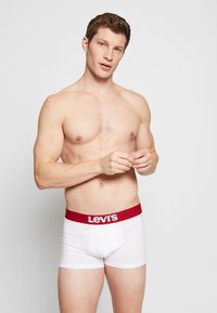 Levi's® - SOLID BASIC TRUNK 2 PACK - Underkläder - white/white Miniatyrbild 1