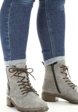 Rieker Schnürstiefelette - grau