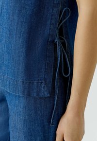 Oui Bluse - blue denim