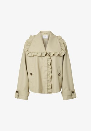 YAS, TRENCHCOAT YASELSANA KURZER - Let jakke / Sommerjakker - travertine
