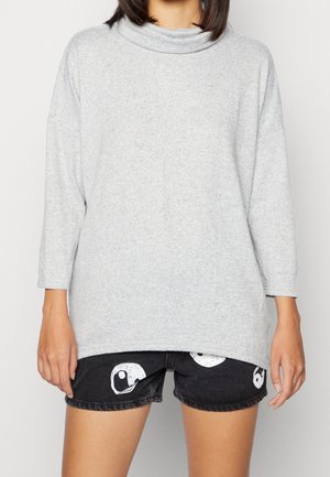 ONLY Strickpullover - mottled grey
