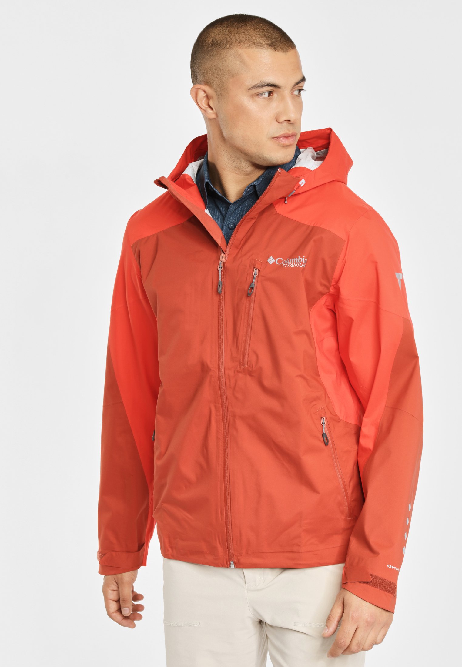 mens red waterproof jacket