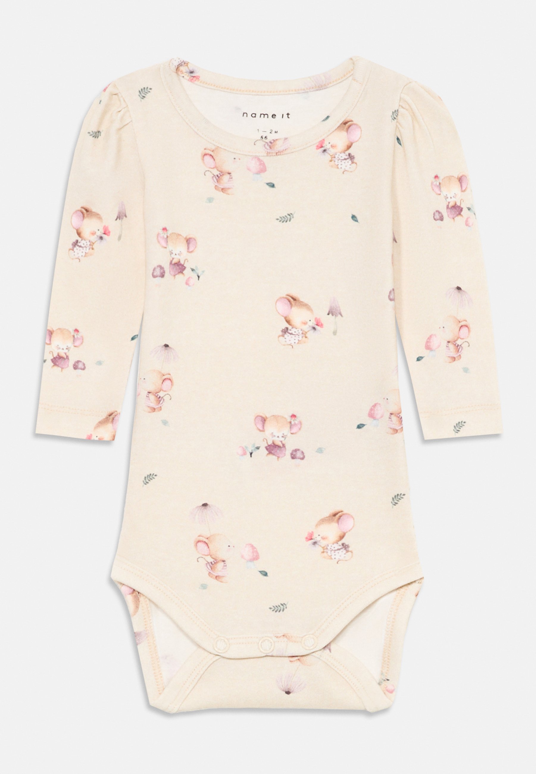 NAME IT Body Pyjama Fille Manches Longues - Nbfkab Ls Body Noos En Coton Bio Confortable