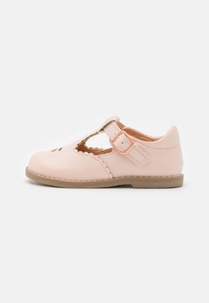 Ankle strap ballet pumps - light pink