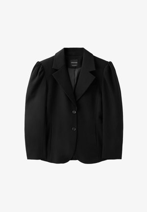 Stradivarius, VOLUMINOUS SLEEVE BLAZER - Blazer - black