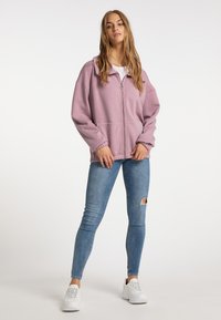 myMo MYMO BLONDA - Cipzáras pulóver - mauve