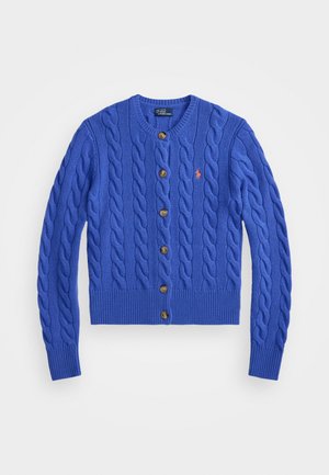 Polo Ralph Lauren CABLE-KNIT WOOL-CASHMERE CARDIGAN - Neuletakki - lapis blue