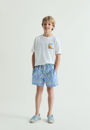 Scalpers, SCALPERS NEW IKAT SWIMSUIT KIDS - Bañador corto - blue
