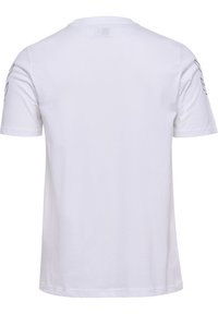 Hummel ELEMENTAL CHEVRON - T-shirt print - white