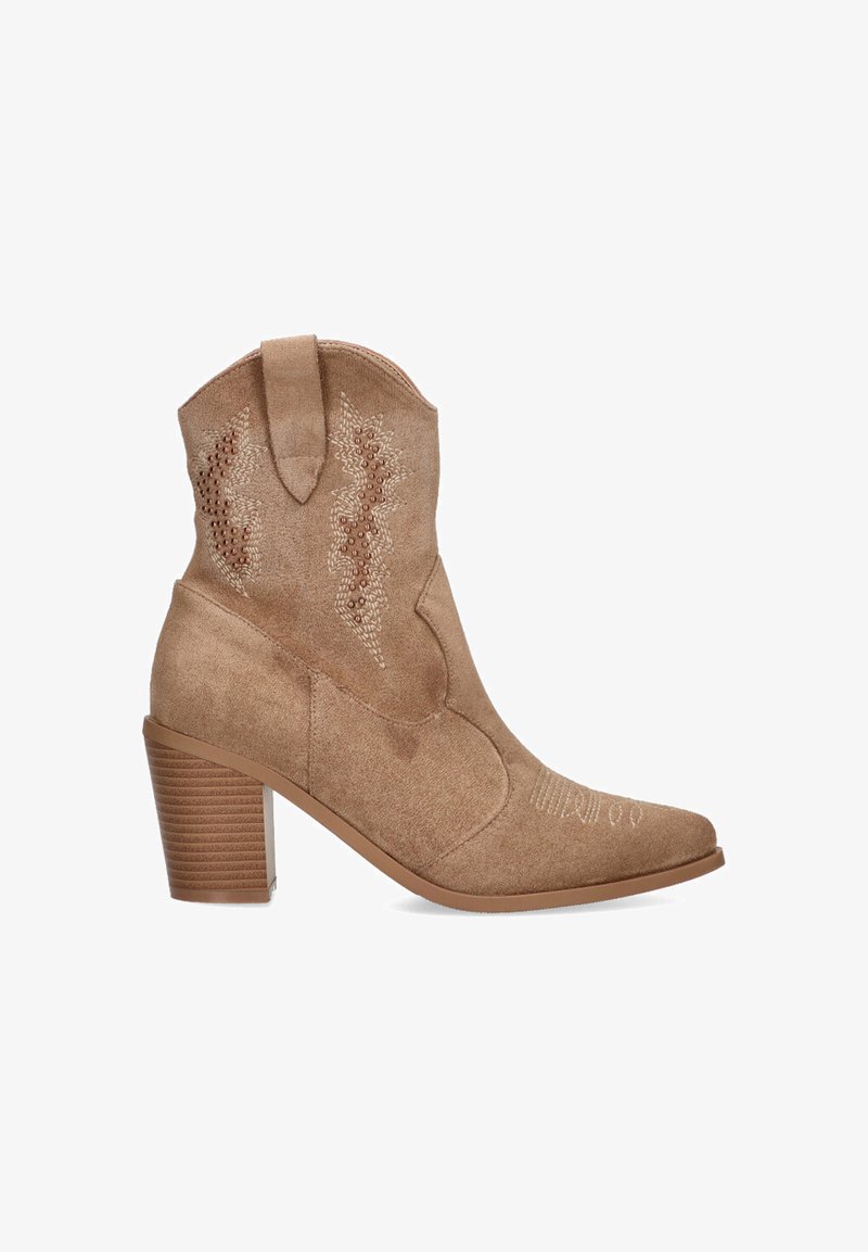 ETIKA ZEIST - Botines con plataforma - taupe