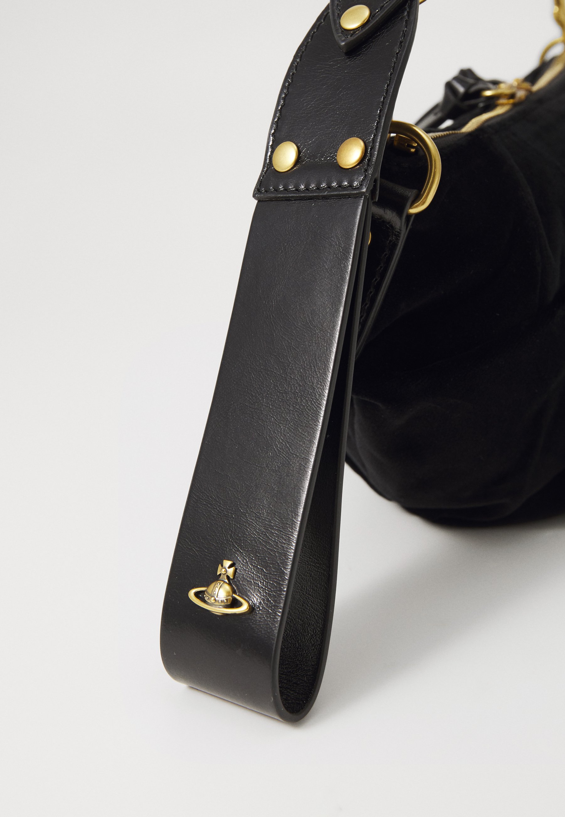 Vivienne Westwood AGNES SMALL SHOULDER BAG - Handbag - black - Zalando