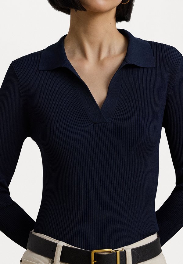 RIB KNIT POLO SWEATER - Jumper2