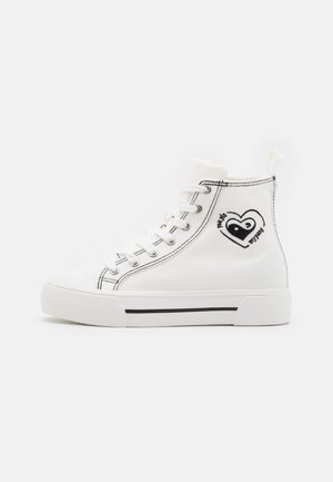 Sneakers hoog - white