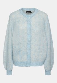 PCANONA O-NECK CARDIGAN - Vest - light blue