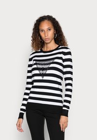 Guess PAULETTE - Camisola - black/white