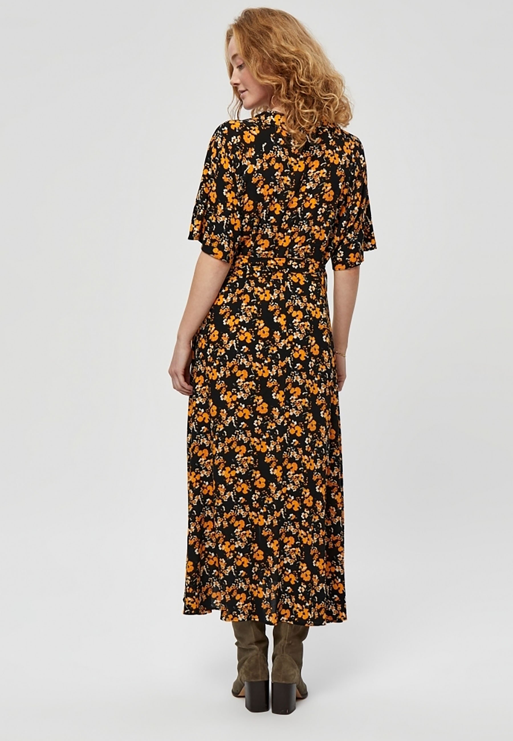 PEPPERCORN FANNY - Blusenkleid - black pr/schwarz - Zalando.de