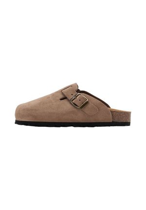 WITH BUCKLE - Sabots - brown