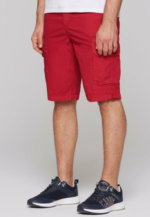 Camp David, MIT LOGO-TAPES - Shorts - nautical red