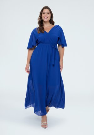 Fiorella Rubino, VESTITO DREAM CON SCOLLO A V - Vestito lungo - bluette