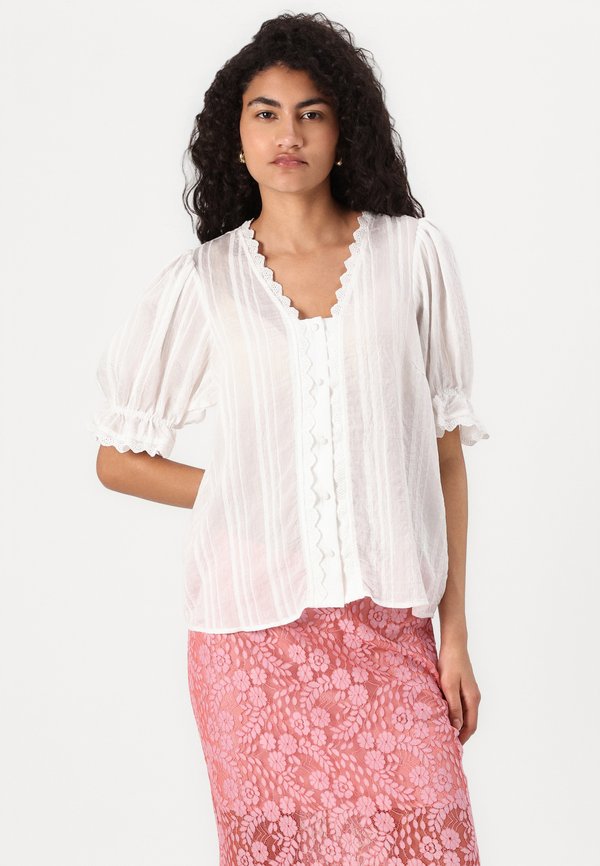 VICASJA V NECK - Blouse - cloud dancer4