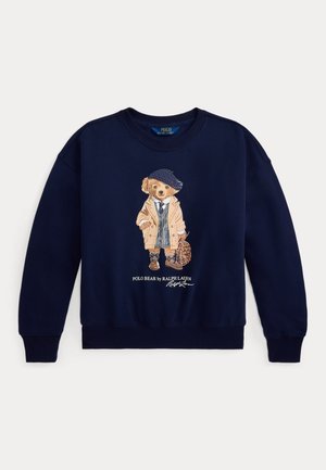 POLO BEAR FLEECE BOXY SWEATSHIRT - Bluză de molton - refined navy