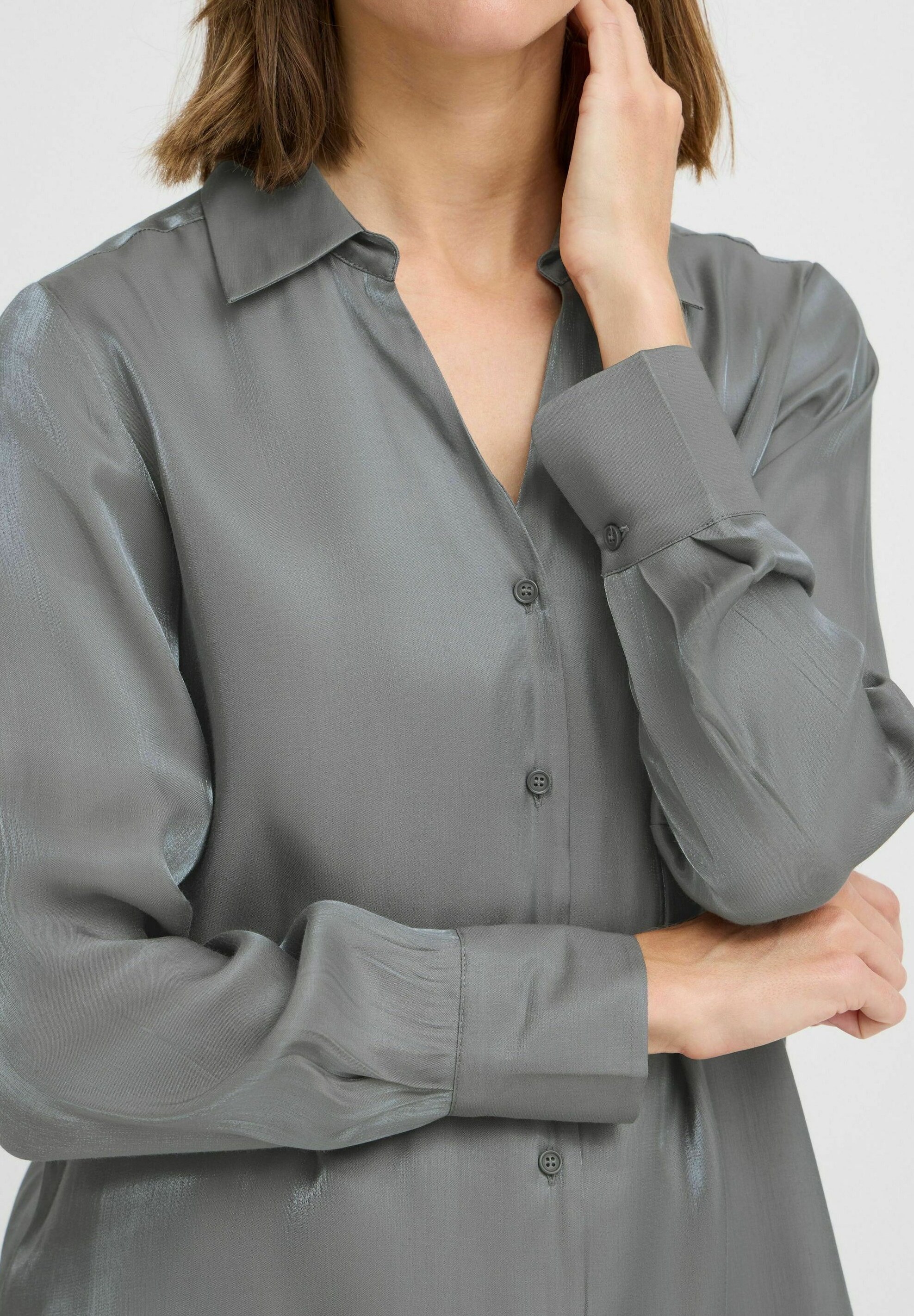 売れ筋商品|||ビーヤング シャツ レディース トップス BYFILIE - Button-down blouse - quiet shade mix 425414eb495f402cafae1d791c872e