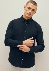 Next STRETCH OXFORD STANDARD - Srajca - navy blue