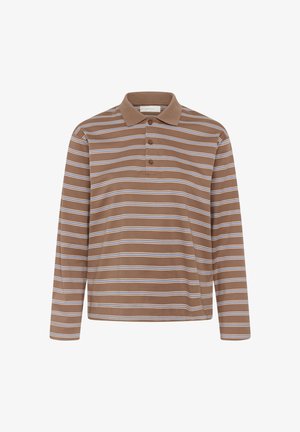 InWear, FIKKIAIW - Polo - chocolate malt triple stripe