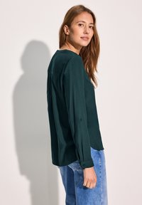 Cecil MIT TURN UP - Bluse - grün