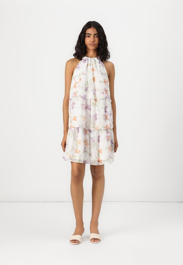 VIMICHELLA HALTER NECK SHORT DRESS - Day dress - cloud dancer