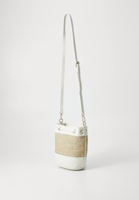 Guess MINI BUCKET - Cross body bag - cream white
