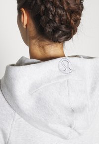 lululemon SCUBA OVERSIZED FULL-ZIP - Felpa con zip - heathered core ultra light grey