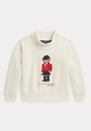 Polo Ralph Lauren, POLO BEAR FLEECE BOXY SWEATSHIRT 2-6Y - Sweatshirt - clubhouse cream