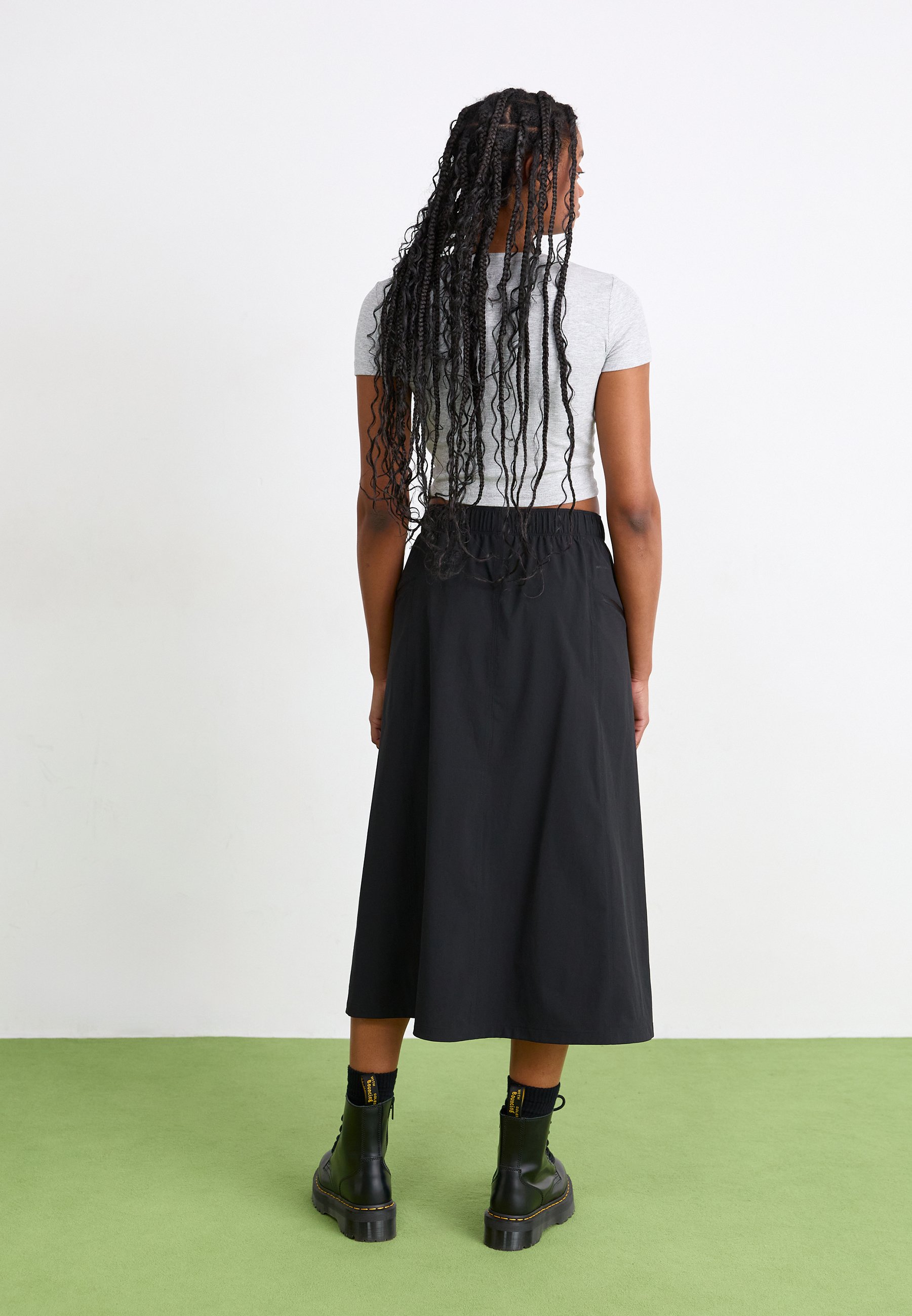 The North Face DOME WIND SKIRT - A-line skirt - black - Zalando