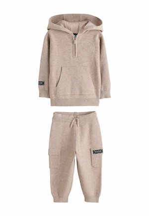 ZIP NECK AND SET  - Džemperis - stone