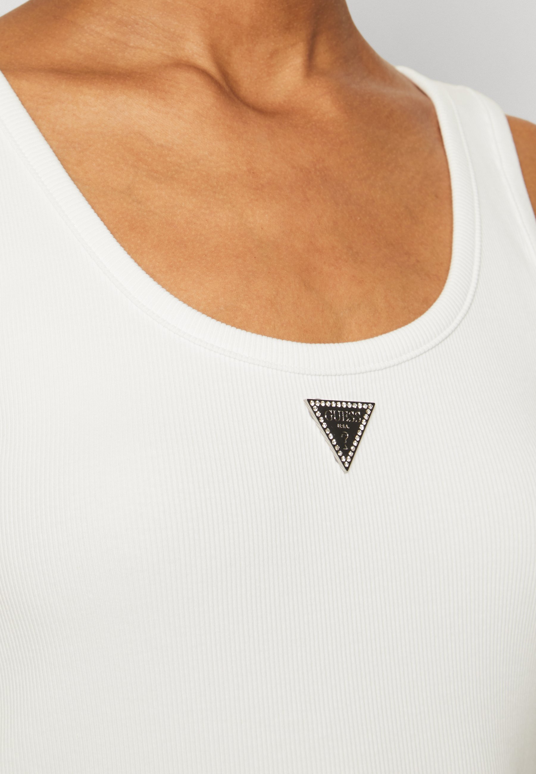 Guess TANK - Top - pure white/weiß - Zalando
