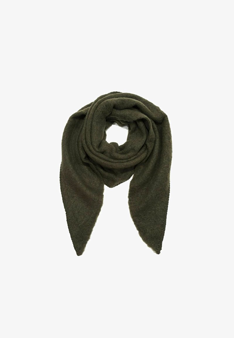 Faera DREIECK COZY OBERFLÄCHE - Scarf - olive