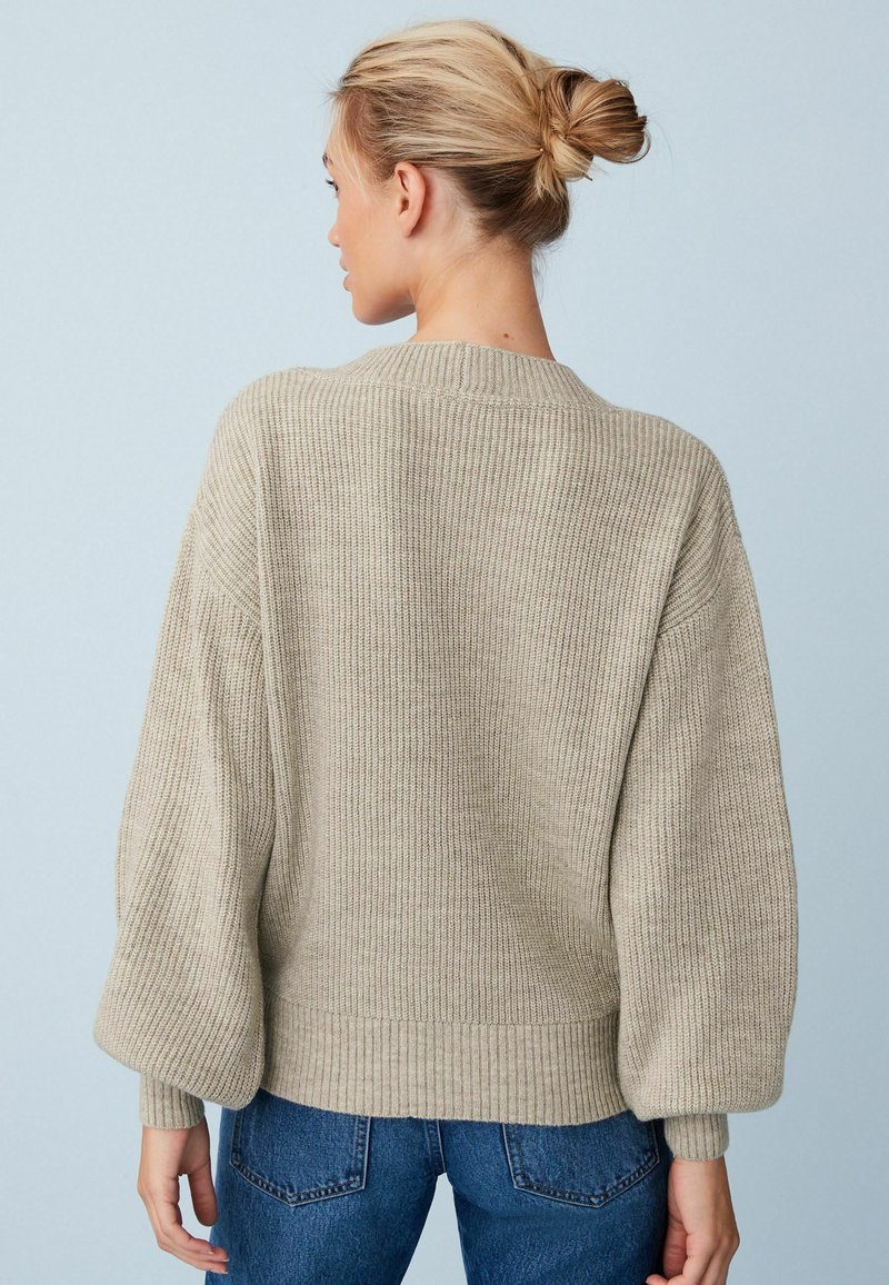 Next ASYMMETRIC BUTTON Vest camel/okergeel Zalando.nl