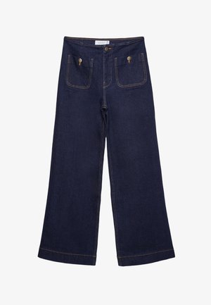 Stradivarius, D77 MINIMALIST JEANS WITH POCKETS - Jean flare - used denim