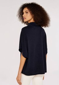 Apricot ROLL NECK  - Stickad tröja - dark blue