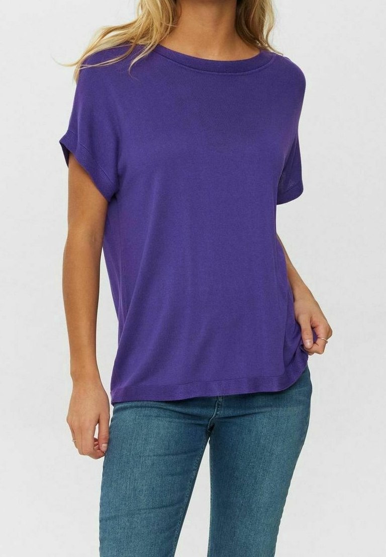 Nümph Jednoduché tričko - purple